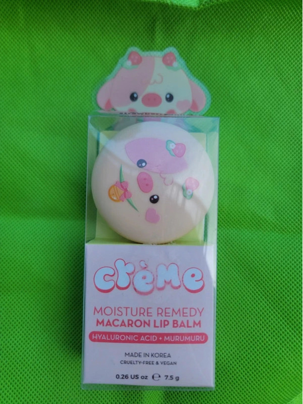 The creme shop moisture remedy macaron lip balm